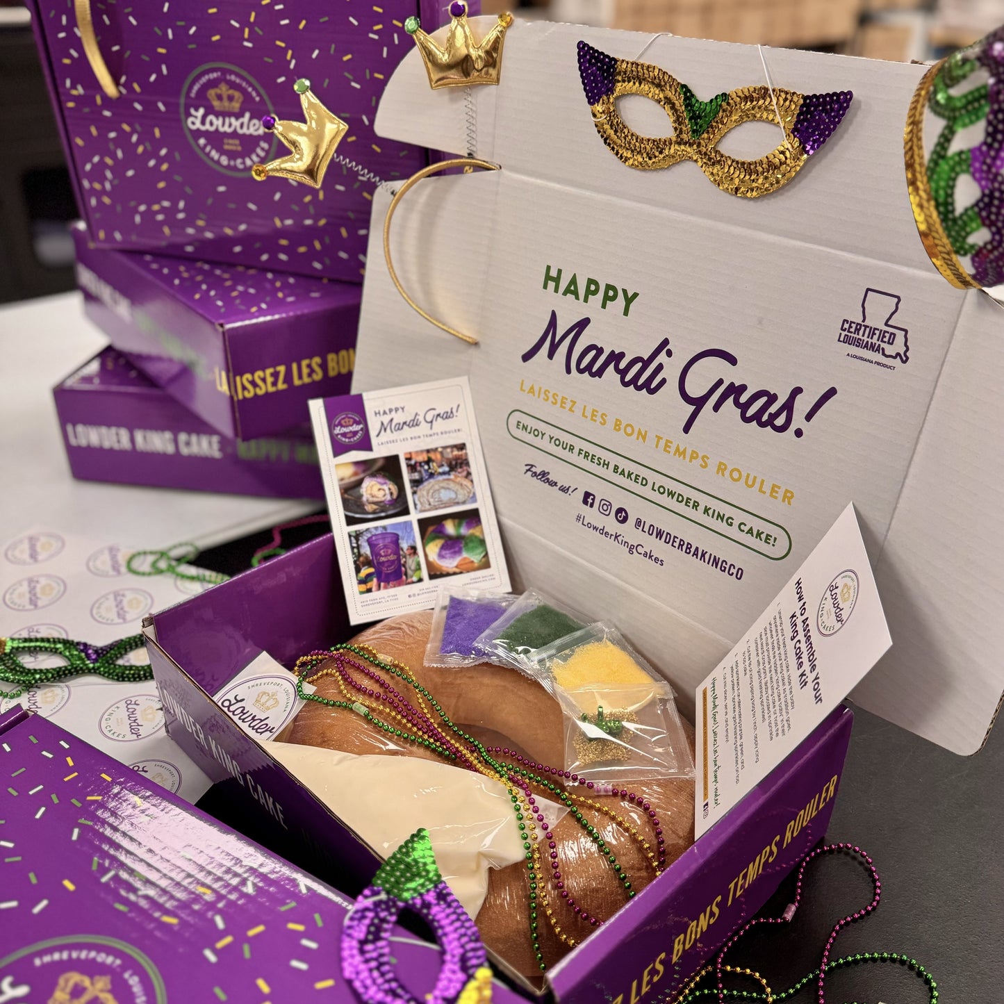Lowder King Cake Kit: Week 1 (Jan 6-8, 2026)